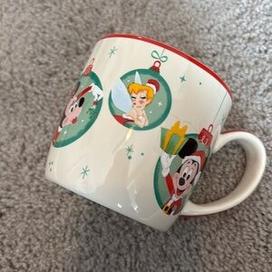Vintage style Disney Parks holiday mug